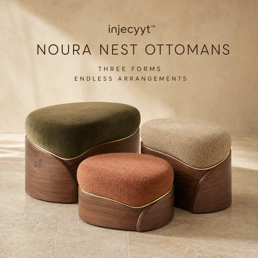 Noura Nest Ottoman Set